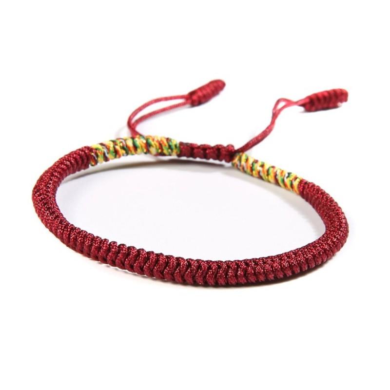 Tibetan Handmade Knot Bracelets - For Security - Buddha & Karma