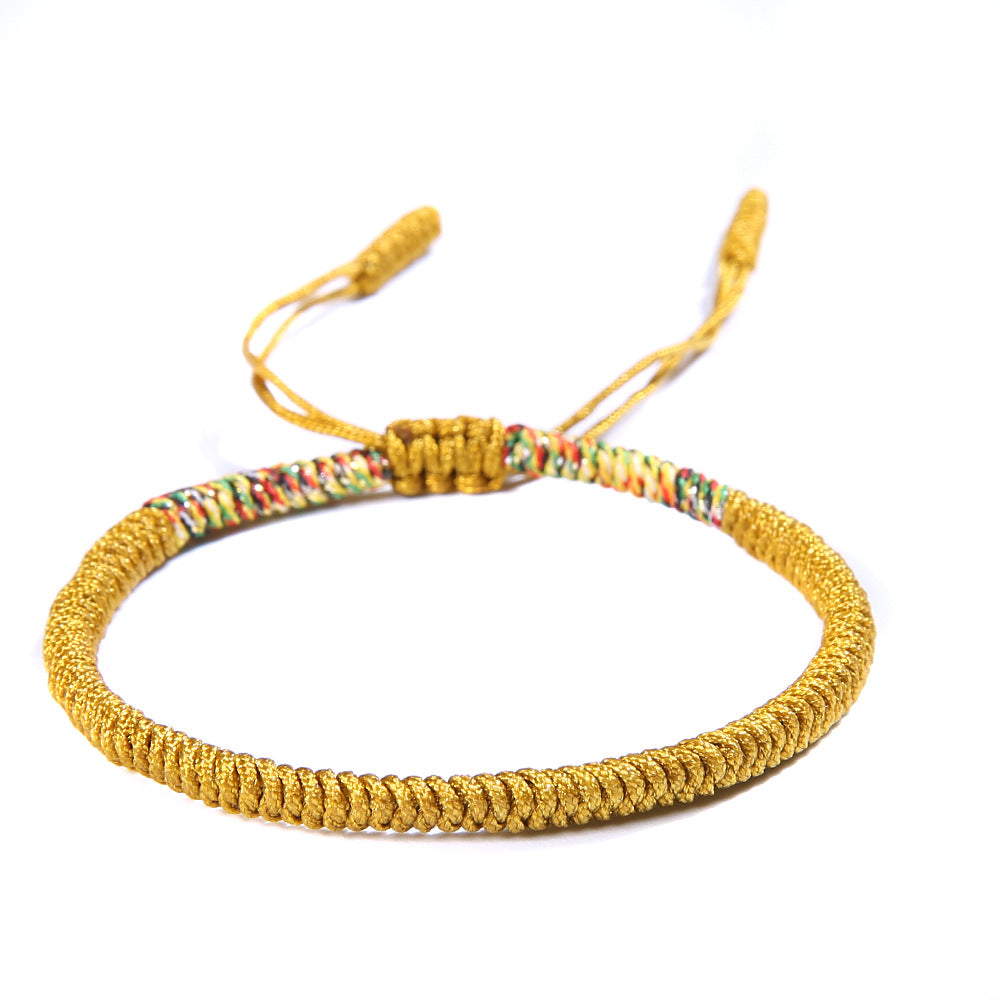 Tibetan Handmade Knot Bracelets - Attract Wisdom - Buddha & Karma