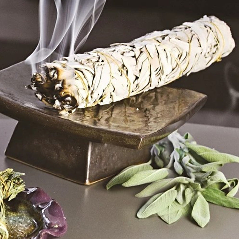 White Sage Smudge Sticks - For Cleansing Negativity - Buddha & Karma