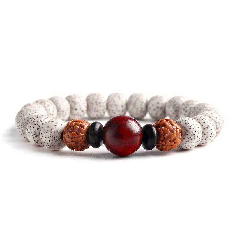 Buddhist Meditation Bracelet - Seed Beads for Enhancing Focus - Buddha & Karma