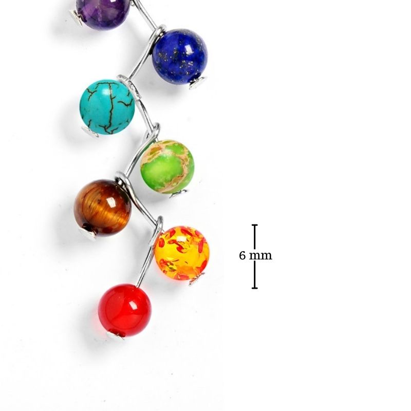 7 Chakra Earrings - Activate Energy Centers - Buddha & Karma